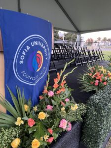 a stage at graduation