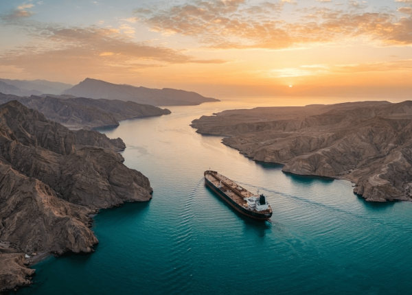 a ship in a body of water